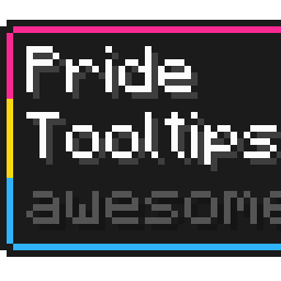 Pansexual Pride Flag Tooltip (Frame-only Tricolor Turned)