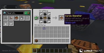 curse dispeller recipe