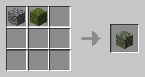 Mossy Cobblestone and derivatives