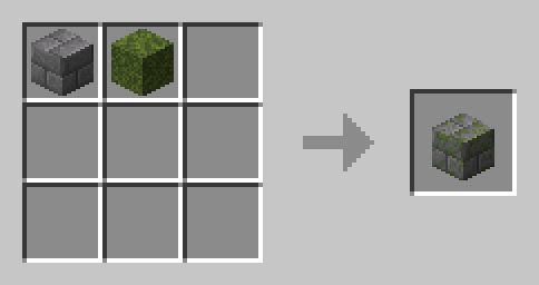 Mossy Stone Bricks and derivatives