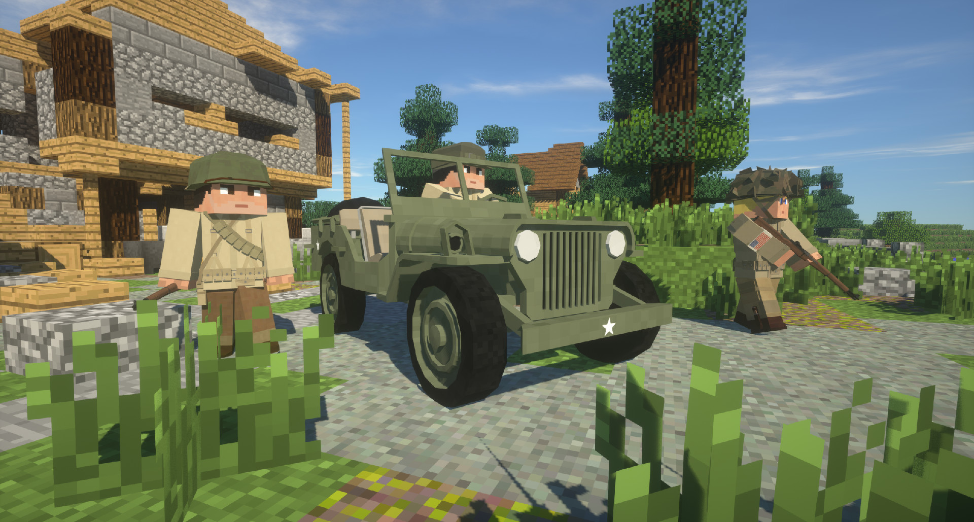Screenshot modpacku Call to Battle WW2 (2/3)