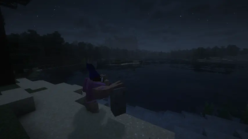 Taking  A Night Walk By The Lake With Conkeldurr