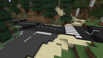 Intersection with an old road