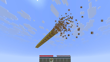Scaffolding goes straight into inventory