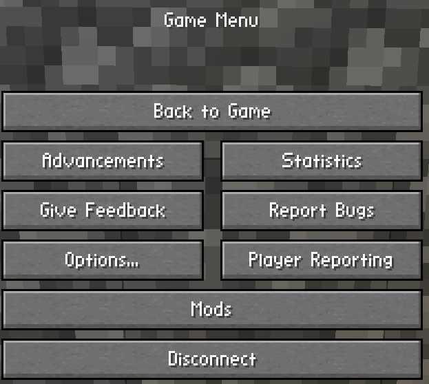 Pause Menu Example