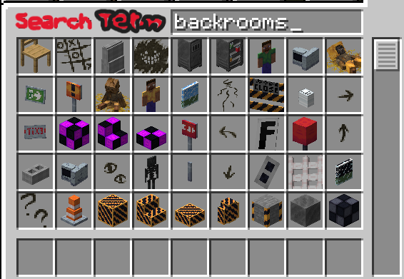 "Backrooms" Search Term