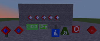 And Exclusive signs