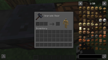 Smithing Table Gui