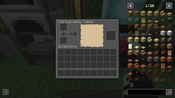 Cartography Table Gui