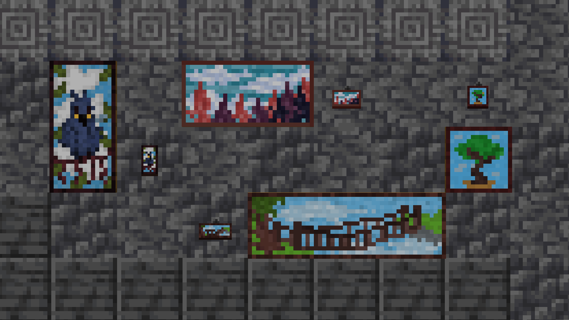 Macaw's Paintings Support
