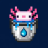 Colorful Axolotl Buckets YS