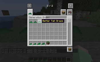 Better Tall Grass (in inventory)