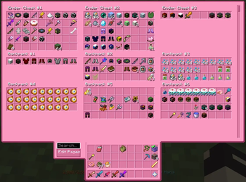 Storage Menu