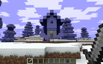 blue house