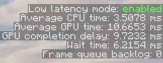 F3 debug screen