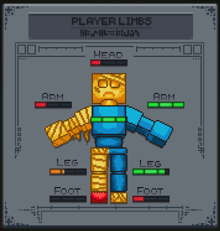 Legendary Survival Overhaul Player Limbs