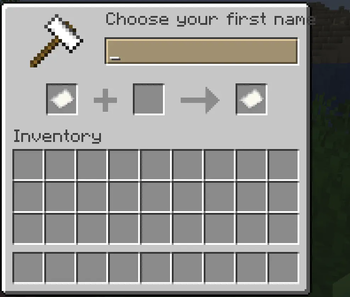 First Name creation