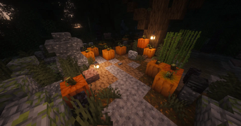 Pumpkin patch featuring all 3 variants