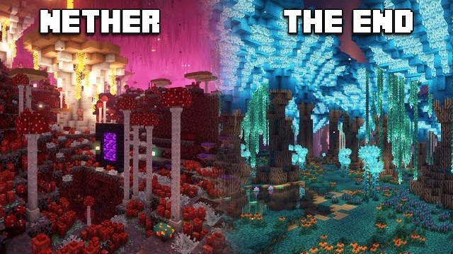 'Better Nether' & 'Better End' mods!