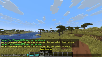 OP command to force regeneration mode