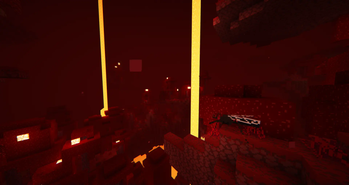 Crimson mosquito in nether