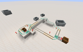 An example maglev track