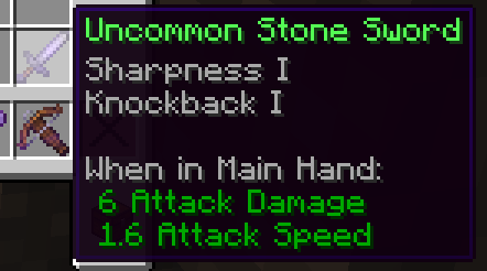 Uncommon Stone Sword