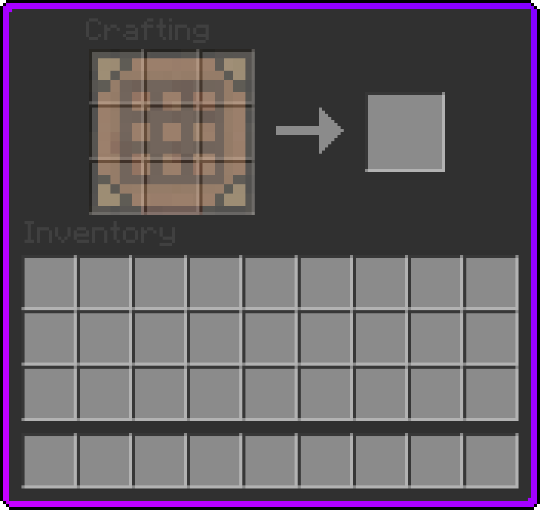 Crafting Table GUI