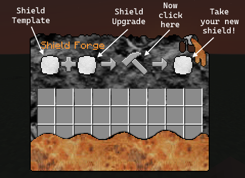 How to use Shield Forge?