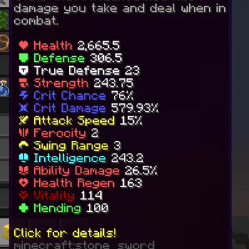Without Hypixel old symbols