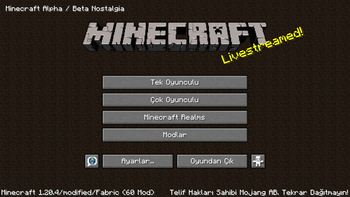 Main Menu