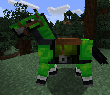 Horse armor works too