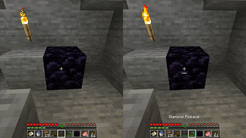 Mining obsidian comparison