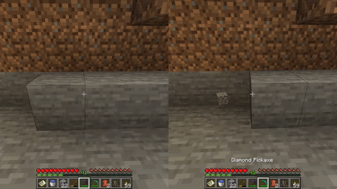 Mining stone comparison