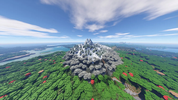 Mountains with Glimmer