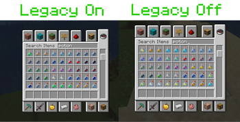 Legacy Potions Colors