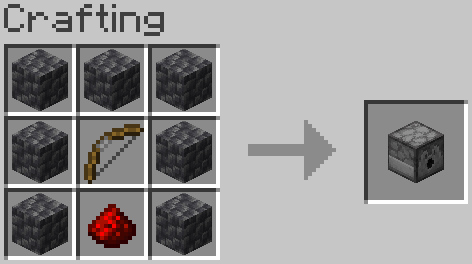 Added Cobblestone Substitute for Dispenser Recipe