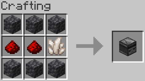 Added Cobblestone Substitute for Piston Recipe