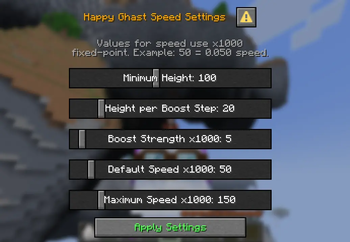 config menu