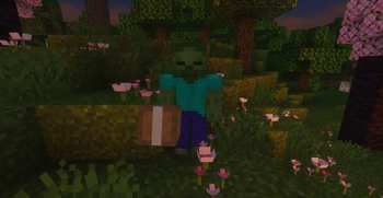 Zombie holding the knowledge book