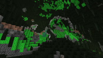 Cave with night vision