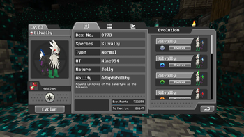 Silvally Evolutions