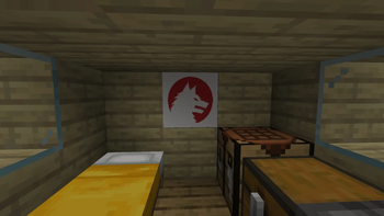 A house with the Sleeper ! (white block with a werewolf)