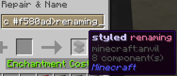 use patbox's quicktext to format your item names however you want