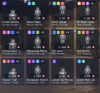 Alot of cosmetics! 