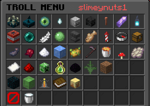 Troll menu gui