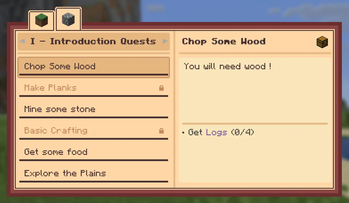 Quest List and Quest presentation