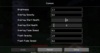 Config Screen