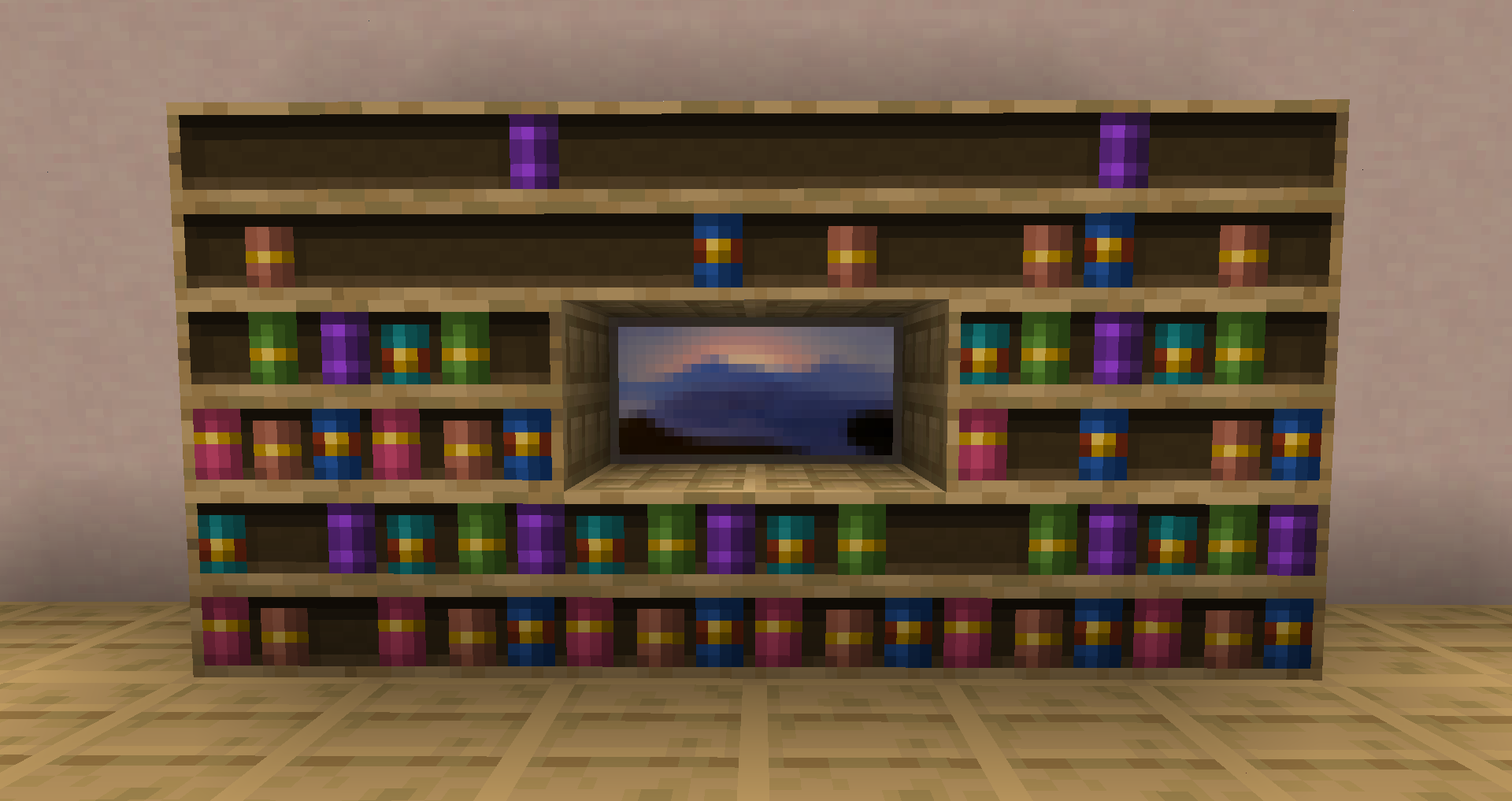 Connected Chiseled Bookshelf Minecraft Resource Pack