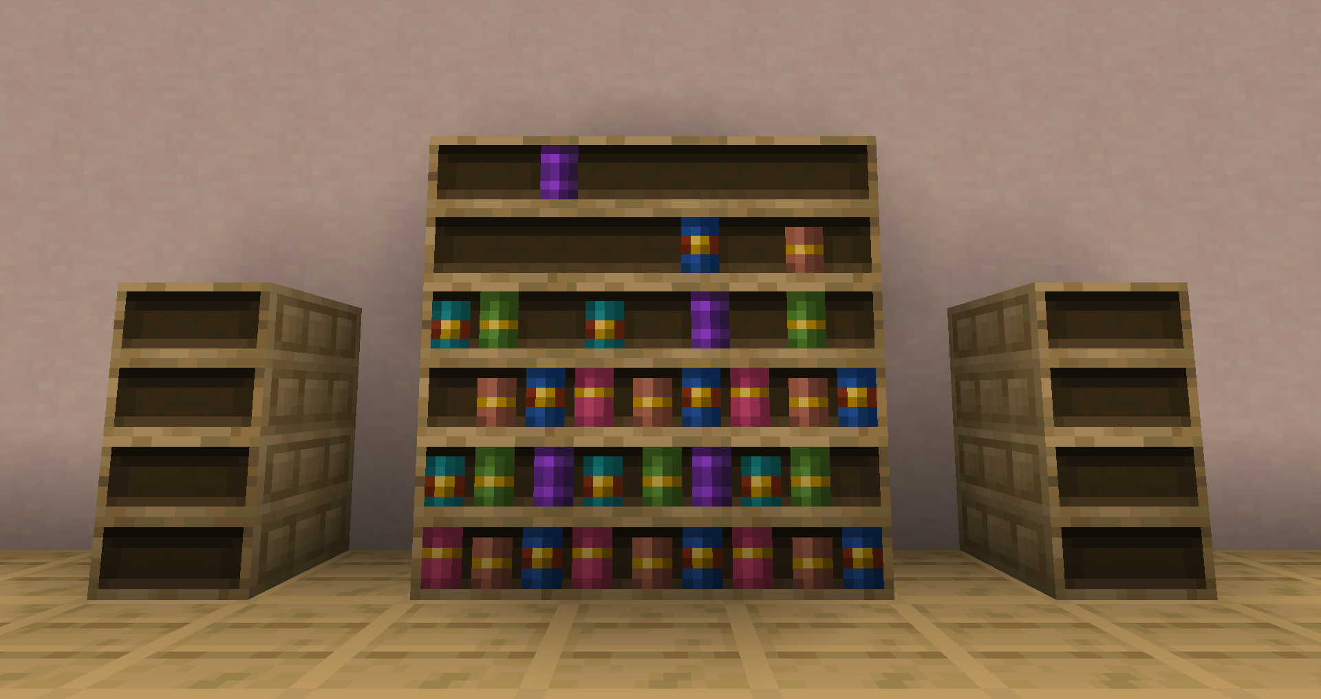 chiseled bookshelf id